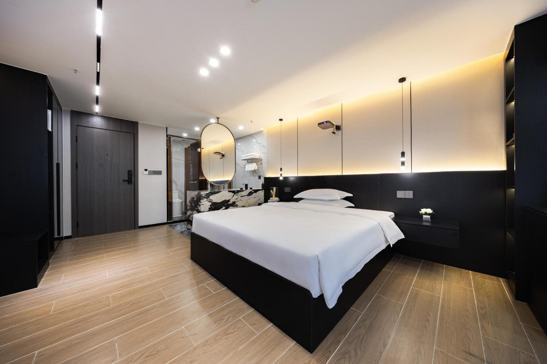 Yun Jin City View Hotel - Guangzhou Taikoo Hui Zhujiang New Town Tianhe Sports Center Exterior foto