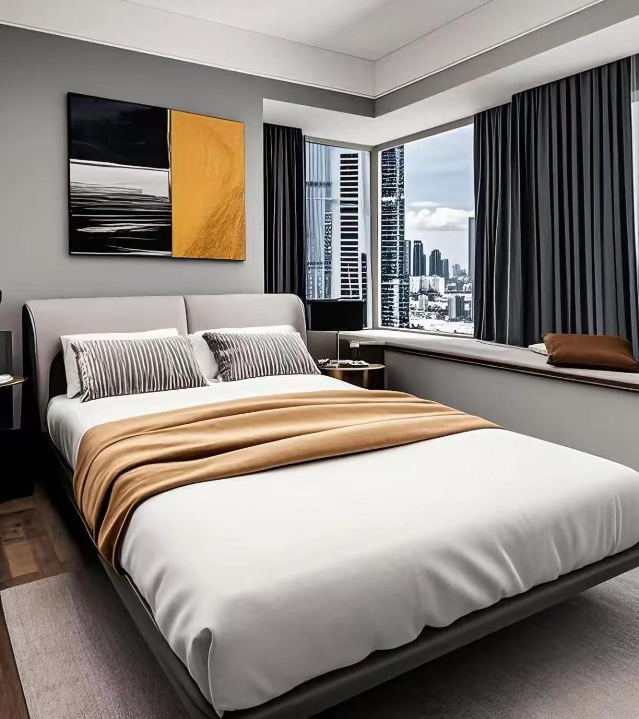 Yun Jin City View Hotel - Guangzhou Taikoo Hui Zhujiang New Town Tianhe Sports Center Exterior foto